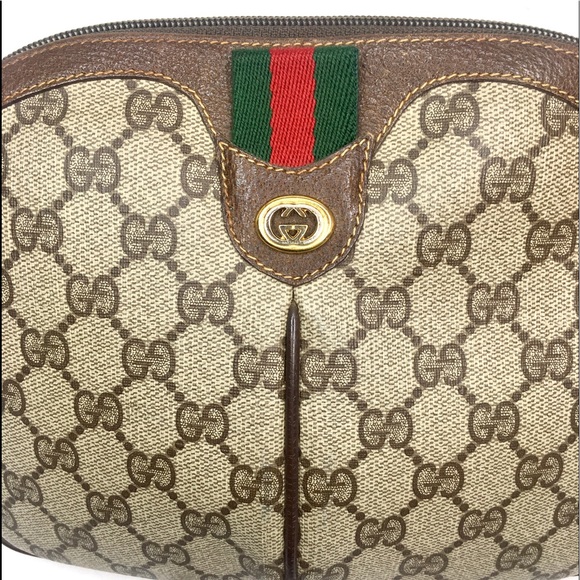 Authentic Gucci brown monogram canvas crossbody - Picture 12 of 16